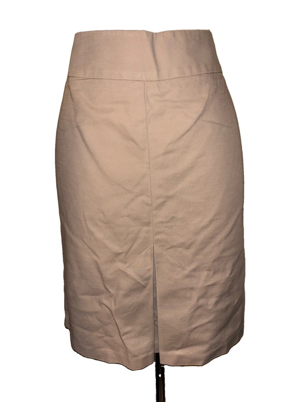 New York & Company Beige High-Rise Pencil Skirt